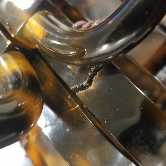 💕CULT GAIA💕 Lillith Bag ~ Tortoise Acrylic Mini Top Handle Bag Collapsible - Picture 15 of 16